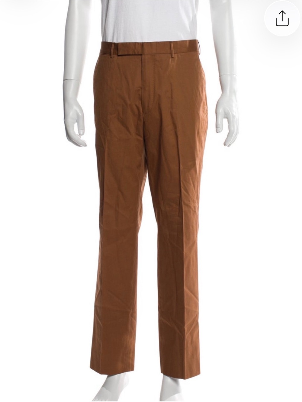 $750 Zegna Brown Trousers 34X30